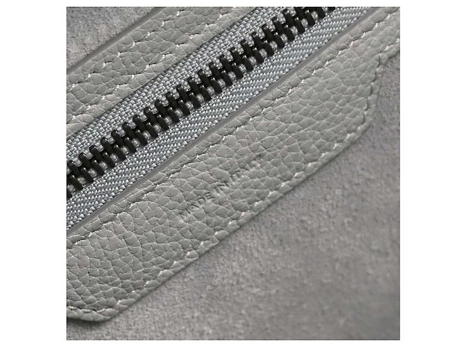 Céline Celine Luggage Grainy Leather Micro Braun - Ansicht 4
