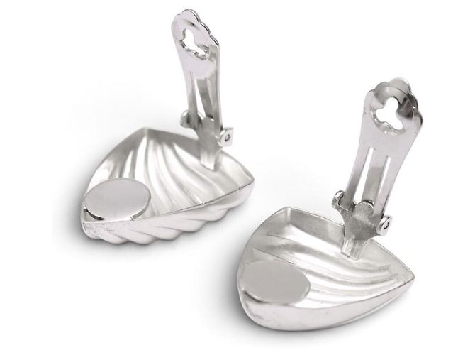 SET CHRISTIAN DIOR COLLANA + ORECCHINI A CONCHIGLIA IN ARGENTO 925 - vista 7