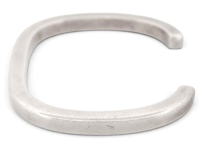 BRACELET DINH VAN SQUARE JONC T15.5 AUS MASSIVSILBER 925 32GR SILVER BANGLE - Ansicht 2