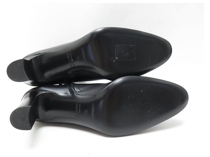 Kelly Hermès NUOVI STIVALETTI HERMES SAINT GERMAIN REVISITEE 39 PELLE NERA SCATOLA LOW BOOTS Nero - vista 6