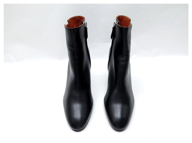 Kelly Hermès NUOVI STIVALETTI HERMES SAINT GERMAIN REVISITEE 39 PELLE NERA SCATOLA LOW BOOTS Nero - vista 8