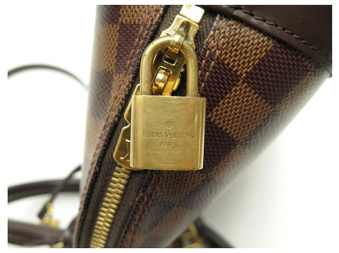 BORSA A MANO LOUIS VUITTON ALMA BB TOILE DAMIER CON TRACOLLA N40606 Marrone - vista 7