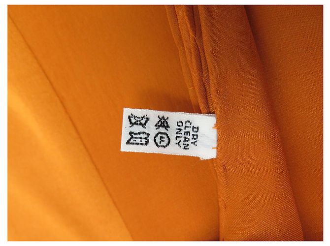 PAÑUELO LOUIS VUITTON MONOGRAM LV CARRE 90 CM DE SEDA NARANJA - vista 13