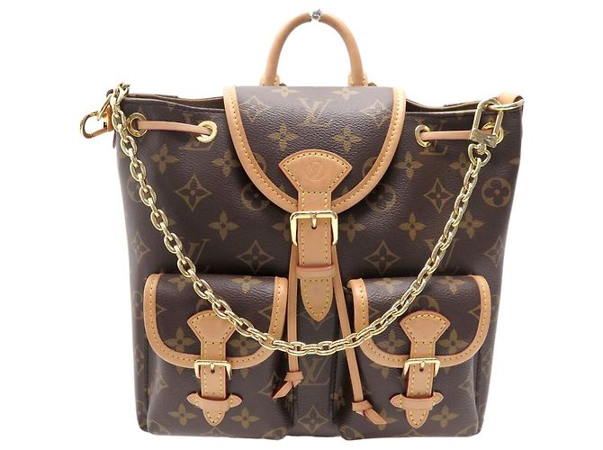 NEUER LOUIS VUITTON EXCURSION RUCKSACK LV MONOGRAM CANVAS SCHULTERTASCHE Braun - Ansicht 2