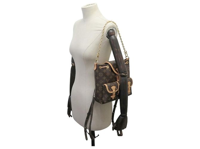 NEUER LOUIS VUITTON EXCURSION RUCKSACK LV MONOGRAM CANVAS SCHULTERTASCHE Braun - Ansicht 7