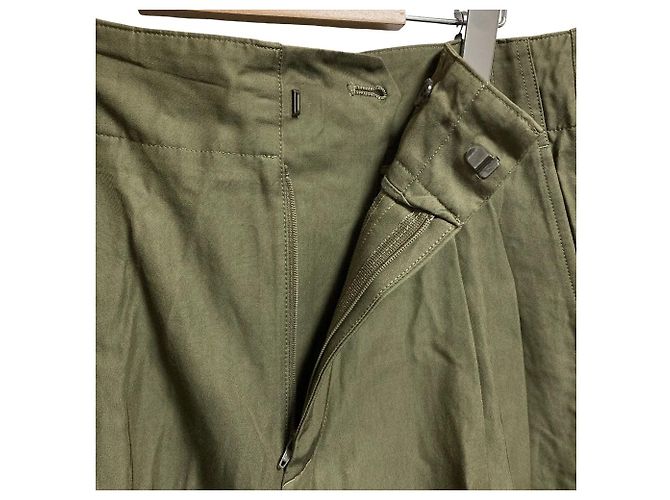 Autre Marque 1er Arrondissement Weite Hose Grün Khaki - Ansicht 5