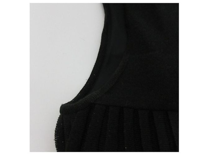 Autre Marque Vestido de malha plissada FOXEY Preto - vista 13