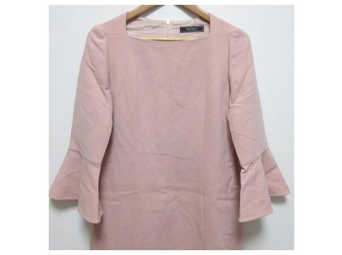 Autre Marque FOXEY Wollkleid Pink - Ansicht 3