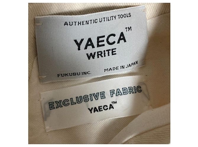Autre Marque YAECA WRITE A LINE Dress Kleid Beige Roh - Ansicht 7