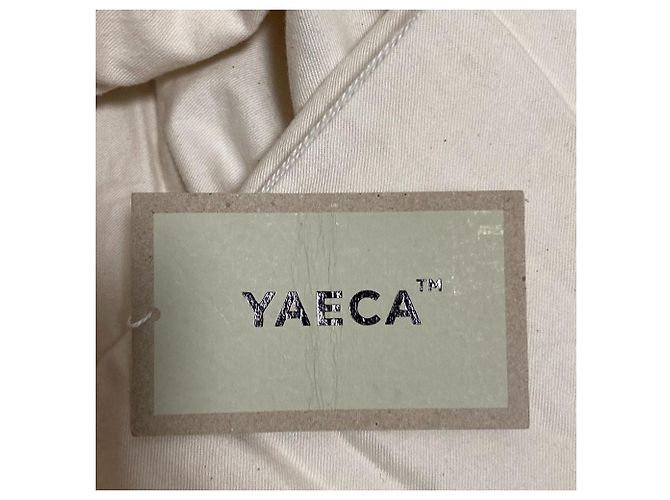 Autre Marque YAECA WRITE A LINE Dress Kleid Beige Roh - Ansicht 9