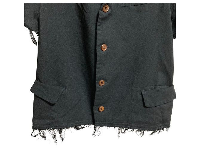COMME des GARCONS Polyester Shrunken Short Jacket Schwarz - Ansicht 6