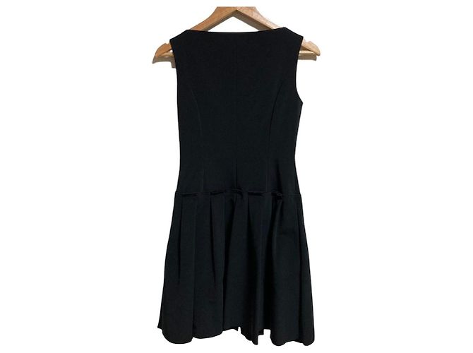 Autre Marque FOXEY NEW YORK VELOUR NOIR Kleid Schwarz - Ansicht 2