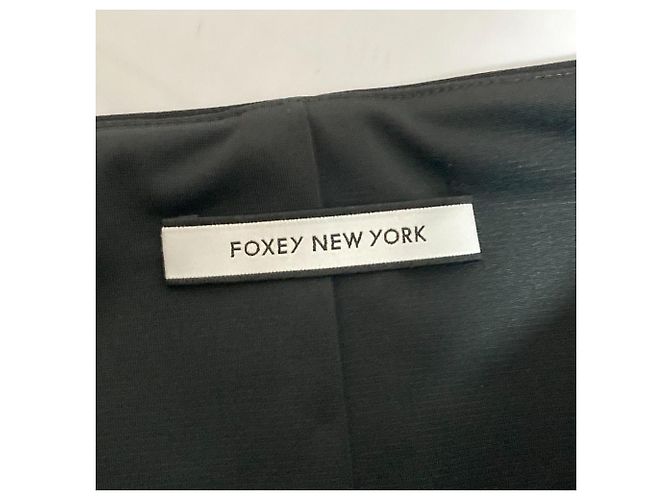 Autre Marque FOXEY NEW YORK VELOUR NOIR Kleid Schwarz - Ansicht 7
