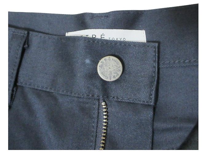 Autre Marque ETRE TOKYO Side Line Trousers Blu Blu navy - vista 8