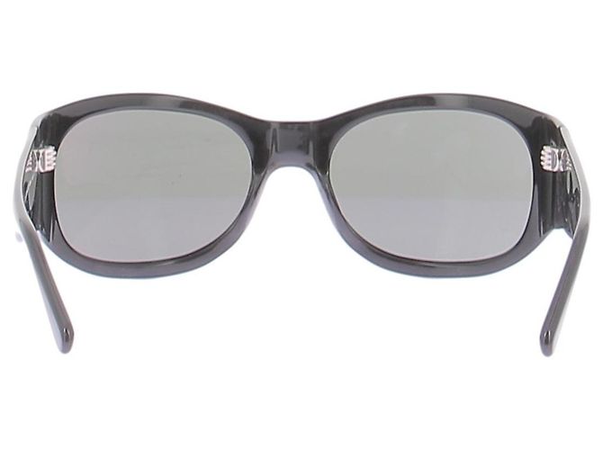 Magda Butrym Runde schwarze Sonnenbrille - Ansicht 3