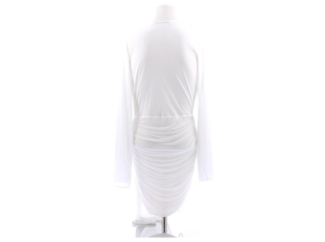 Autre Marque Vestido drapeado branco CHRISTOPHER ESBER - vista 2