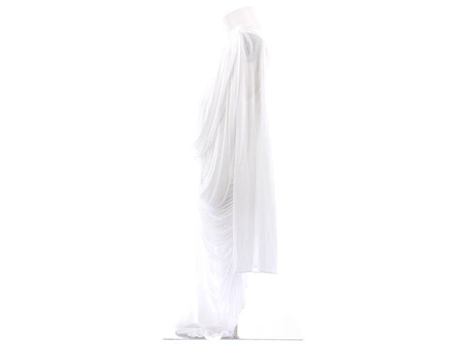 Autre Marque Vestido drapeado branco CHRISTOPHER ESBER - vista 4