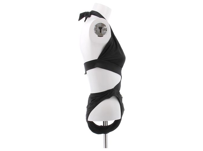 Versace Costume da bagno intero nero - vista 3
