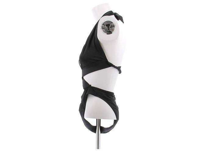 Versace Costume da bagno intero nero - vista 4