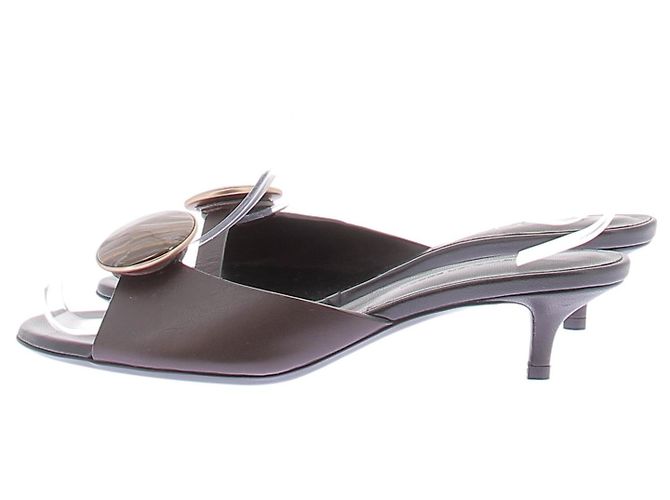 Autre Marque Mules mit kleinem Absatz in Aura-Quarz Braun - Ansicht 2