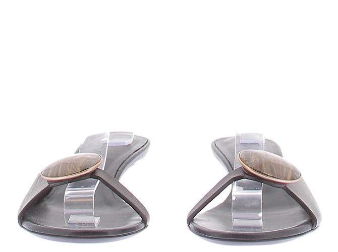 Autre Marque Mules mit kleinem Absatz in Aura-Quarz Braun - Ansicht 3