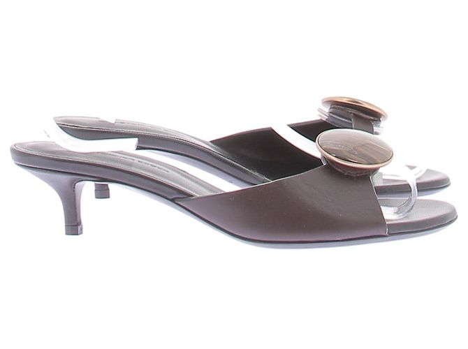 Autre Marque Mules mit kleinem Absatz in Aura-Quarz Braun - Ansicht 6