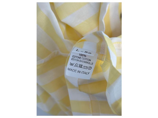 Autre Marque Pantaloncini pigiama a righe gialle e bianche SCHOSTAL Giallo - vista 3
