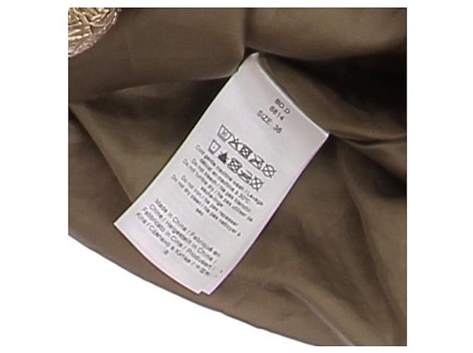 Vestido dourado Ganni - vista 5