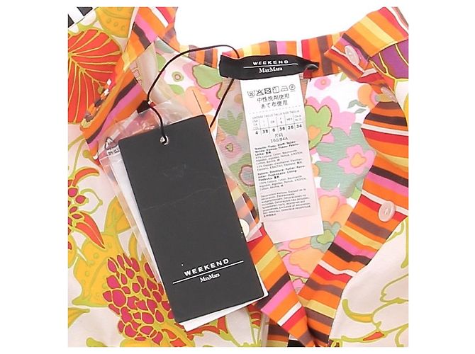 Blusa in cotone a fiori Weekend Max Mara Multicolore - vista 5