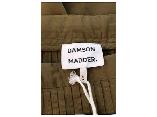 Autre Marque Gonna in cotone kaki Damson Madder Cachi - vista 5
