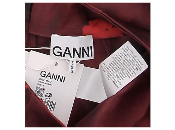 Gonna maxi rossa Ganni Rosso - vista 5