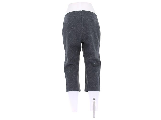 Autre Marque CHRISTOPHER ESBER Capri Hose Grau Wolle - Ansicht 2