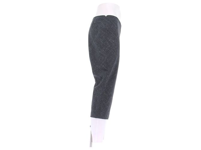 Autre Marque CHRISTOPHER ESBER Capri Hose Grau Wolle - Ansicht 3