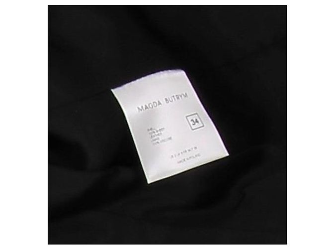 Magda Butrym Lederjacke Schwarz - Ansicht 5
