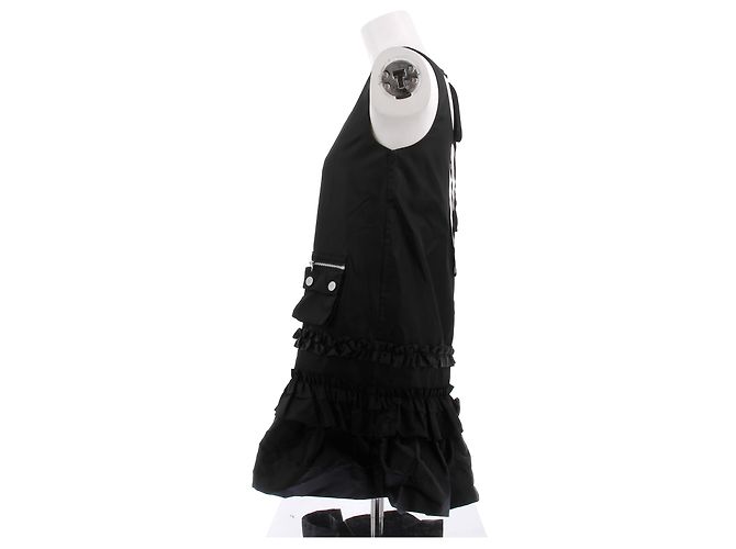 Abito in nylon nero Ganni - vista 4