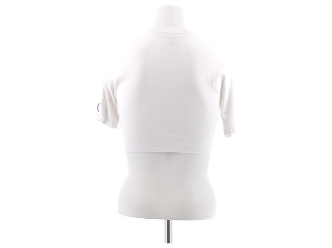 Louis Vuitton Weißes T-Shirt mit Logo - Ansicht 2
