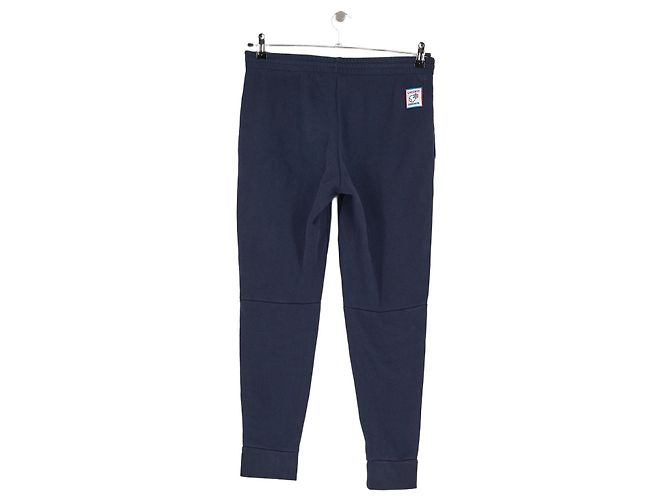 Lacoste Pantaloni jogging in cotone blu navy - vista 4