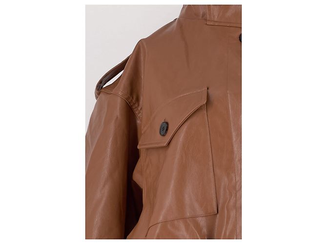 Autre Marque Kurze braune Jacke - Ansicht 3