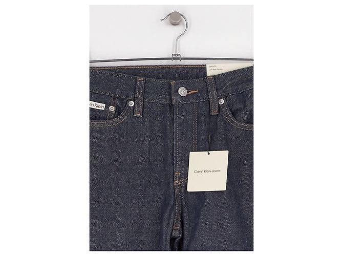 Vaqueros Calvin Klein de algodón azul sin blanquear Talla 26 - vista 2