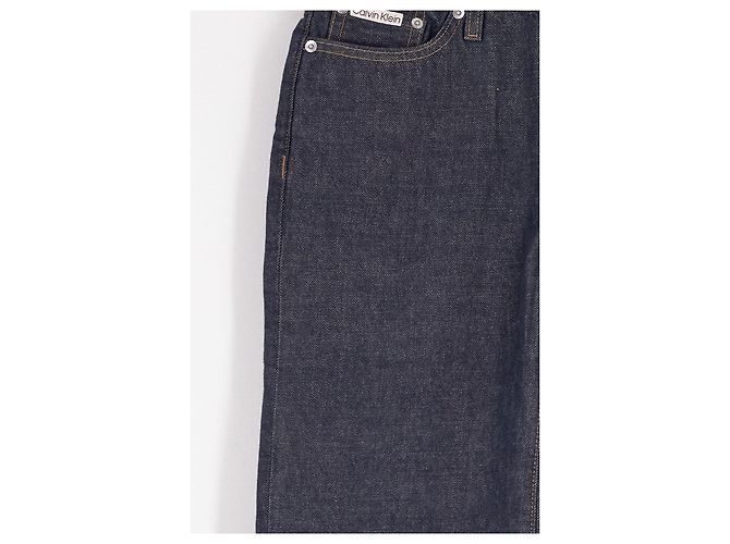 Vaqueros Calvin Klein de algodón azul sin blanquear Talla 26 - vista 3