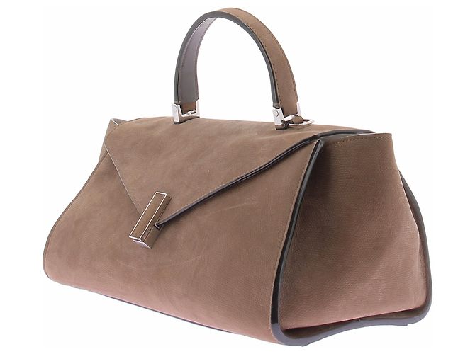 Valextra Bolso de mano mediano Iside Editor Senso Castaño - vista 2