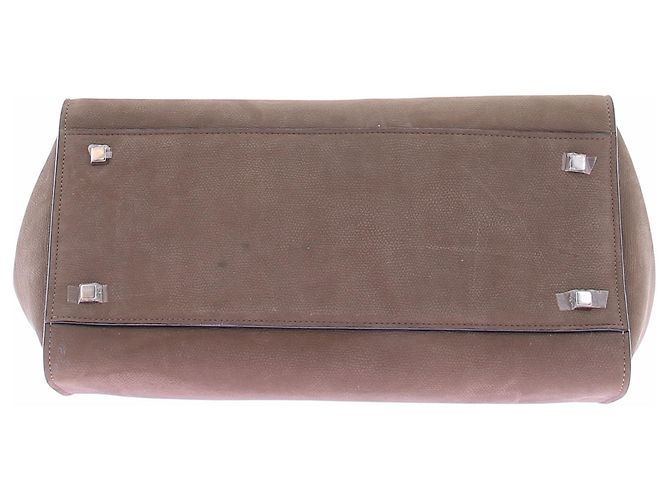 Valextra Bolso de mano mediano Iside Editor Senso Castaño - vista 6