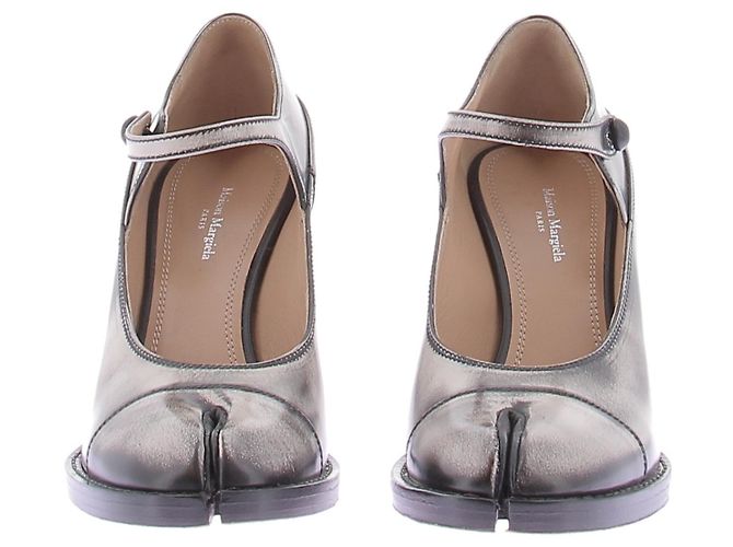 Maison Martin Margiela Décolleté "Bourgeoise" crema e nero - vista 3