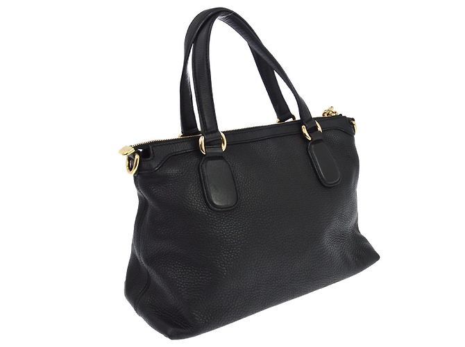Gucci Soho Working Leather Medium Preto - vista 2