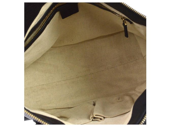 Gucci Soho Working Leather Medium Preto - vista 3