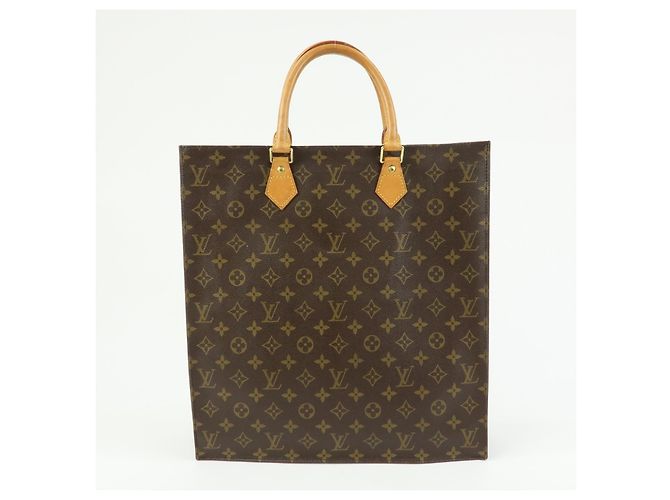 Louis Vuitton Vintage Sac Plat Monogram Canvas Marrone - vista 2