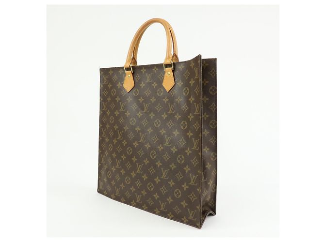 Louis Vuitton Vintage Sac Plat Monogram Canvas Marrone - vista 3
