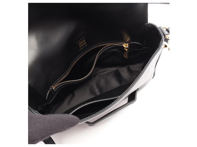Miu Miu 2-Way Handtasche aus Leder in Schwarz - Ansicht 3