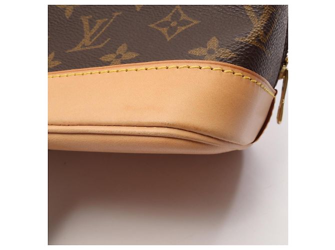 Borsa Louis Vuitton Alma PM Monogram Marrone - vista 10