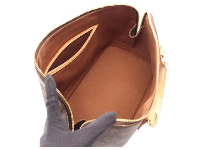 Borsa Louis Vuitton Alma PM Monogram Marrone - vista 3